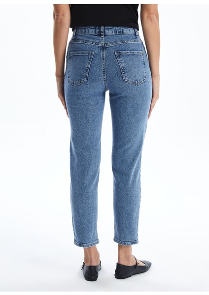 Yeni Sezon Mom Fit Kadın Jean Pantolon fırsatları