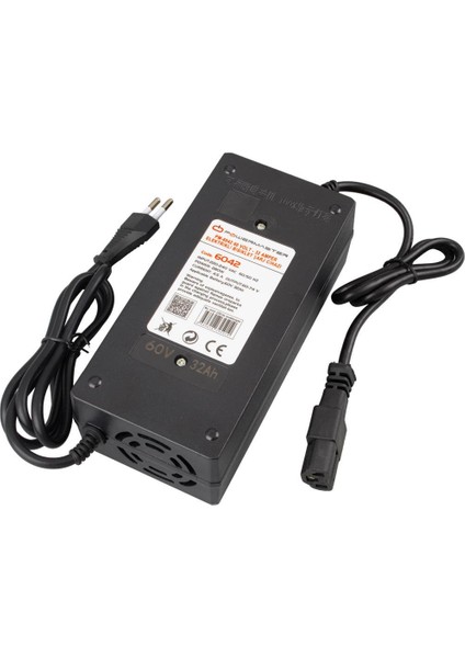 Powermaster 60 Volt 32 Amper Elektrikli Bisiklet Scooter Şarj Cihazı Aleti PM-6042 modelleri