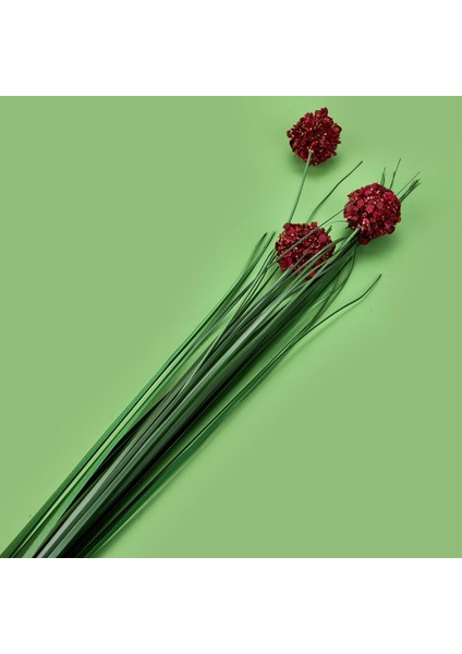 Deco Allium Dal Çiçek - Bordo - 87 cm fiyatları