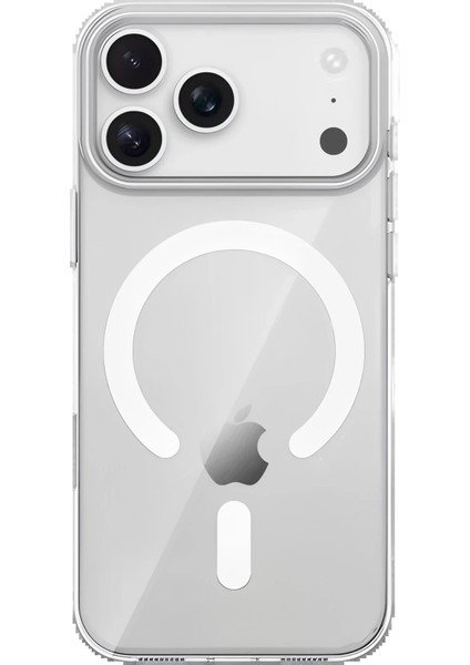 CPT05 Apple iPhone 17 Pro Pc Blank Magsafe Kapak - Şeffaf