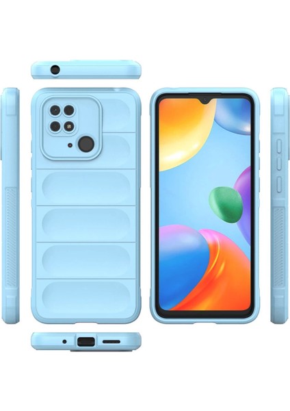 Xiaomi Redmi 10C Kılıf Optimum Silikon - Sky Blue modelleri