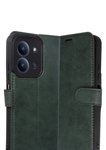 Xiaomi Redmi 15C 4g Trend S Plus Kapaklı Kılıf - Yeşil fiyatları