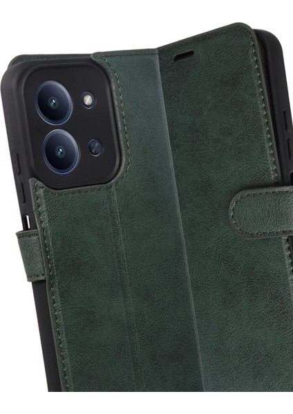 Xiaomi Redmi 15C 4g Trend S Plus Kapaklı Kılıf - Yeşil modelleri