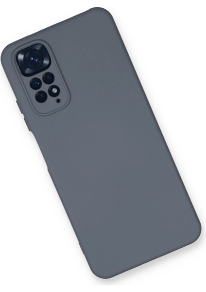 Newface Xiaomi Redmi Note 11 Kılıf Nano Içi Kadife Silikon - Gri modelleri