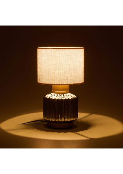 Luce Rosa Cam Abajur - Füme / Kahverengi / Eskitme modelleri