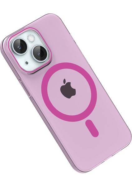 CPT05 Apple iPhone 14 Pc Blank Magsafe Kapak - Pembe modelleri