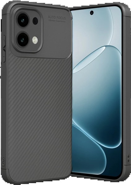 CPT05 Oppo A6 Pro 4g Auto Focus Karbon Kapak - Gri