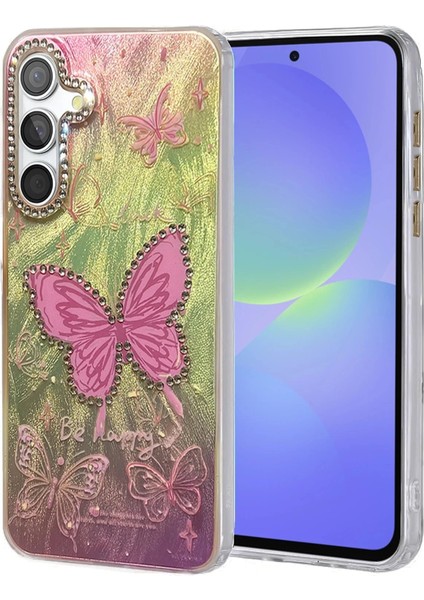 Samsung Galaxy A36 Kılıf Blade Aynalı Desenli Kapak - Desen 5