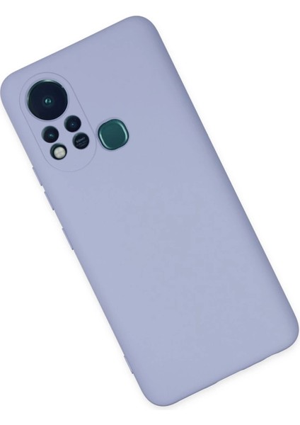 Infinix Hot 11S Kılıf Nano Içi Kadife Silikon - Lila modelleri