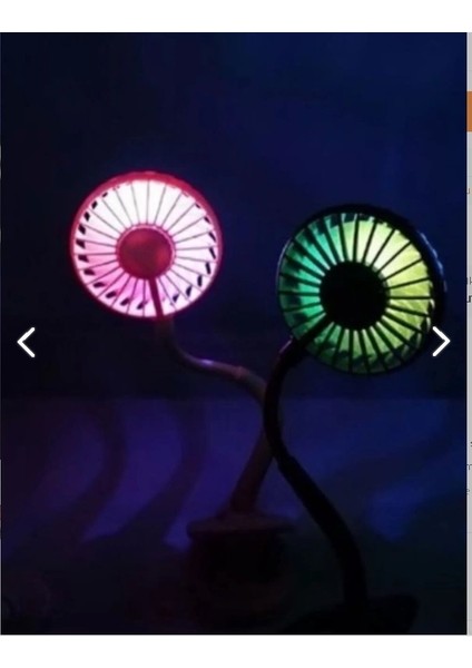 Buğz Portatif Işıklı Mini Klipsli Fan fiyatları