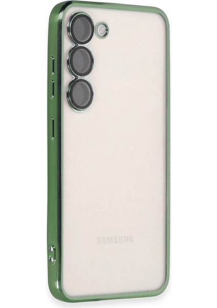 Samsung Galaxy S24 Kılıf Razer Lensli Silikon - Yeşil