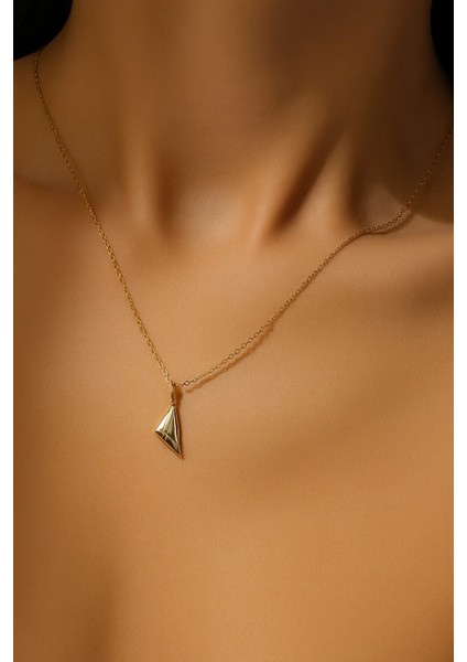 Golden Prism Işıltılı Minimal Kadın Gümüş Kolye fiyatları