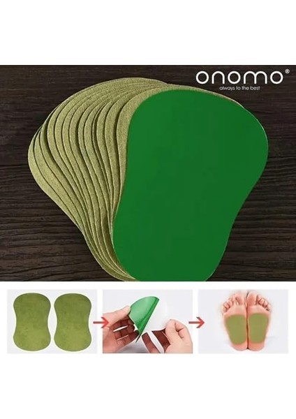 Onomo Bitkisel Akapuntur Ayak Bandı, Zencefil ve Nane Özlü, Yorgunluk ve Ağrı Giderici, 10 Adet fiyatları