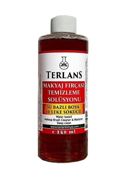 Terlans Makyaj Fırçası Temizleme Solüsyonu 250 ml Makeup Brush Cleaner & Restorer modelleri