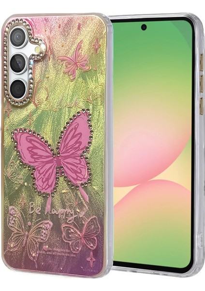 Samsung Galaxy A56 Kılıf Blade Aynalı Desenli Kapak - Desen 5