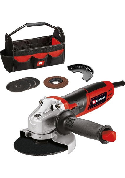 Avuç Taşlama Tc-Ag 125/850 Kit (850 W, 12000 Rpm, Maks Kesme Derinliği 28 Mm, Maks Disk Çapı 125 Mm, 3 Adet Kesme Diski, 1 Adet Lamelli Zımpara Levhası ve 1 Adet Çanta Dahil) - 4430977