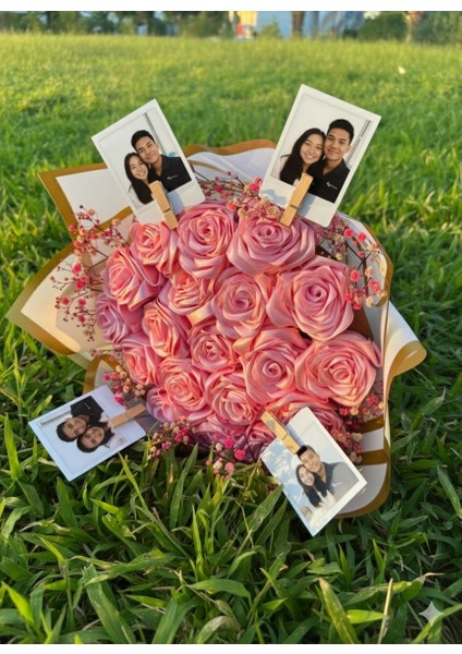 Fotoğraflı 19'lu Solmayan Gül Buketi fiyatları