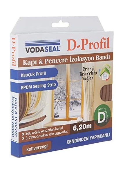 53.01.050 Kapı Pencere Izolasyon Bandı, Kendinden Yapışkanlı, Kahve fiyatları