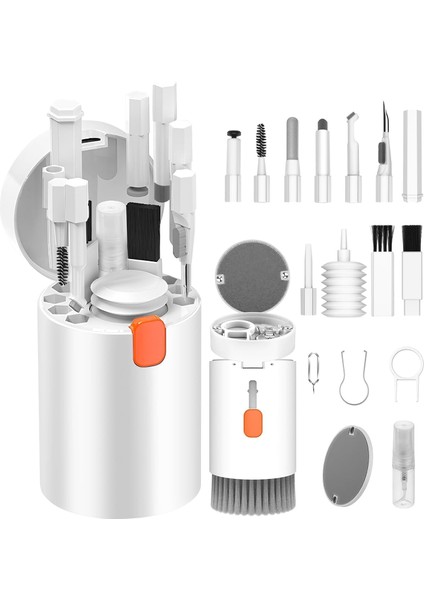20'si 1 Arada Klavye ve Kulaklık Temizleme Seti - Airpods 1/2/3/pro, Pc, Dizüstü Bilgisayar, Cep Telefonu, Kamera Için Aksesuar Temizleyici Kit