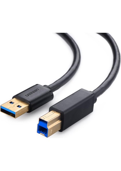 10372 2m USB A USB B Fişi Siyah - USB A USB B 3.0 (3.1 Gen 1), Siyah