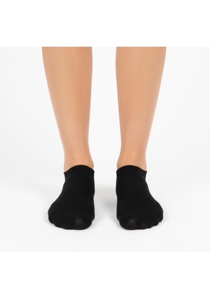 Kadın Bambu Patik Çorap – 4’lü Siyah Renk modelleri
