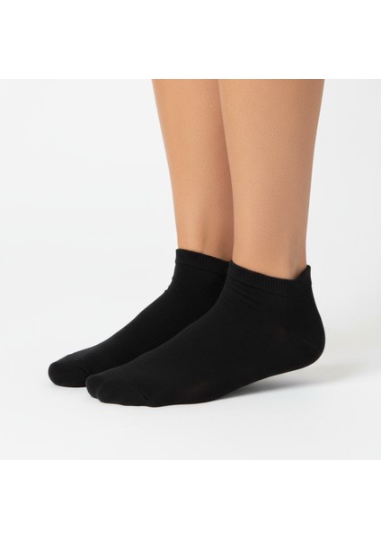 Kadın Bambu Patik Çorap – 4’lü Siyah Renk fırsatları