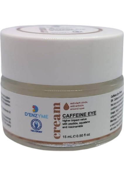 D'enzyme Kafein Göz Kremi - Göz Altı Morluk Karşıtı (For Dark Cırcles, Puffıness And Crow's Feet) fiyatları
