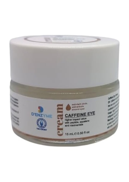 D'enzyme Kafein Göz Kremi - Göz Altı Morluk Karşıtı (For Dark Cırcles, Puffıness And Crow's Feet) modelleri