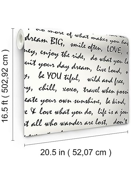 RMK9005WP Big Script Soy ve Yapıştır Duvar Kağıdı fiyatları