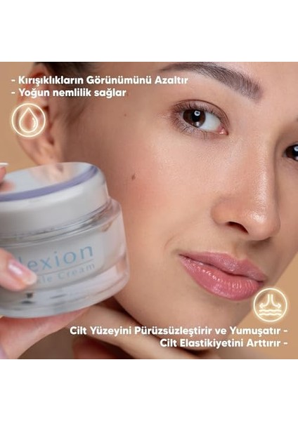 Replexion Anti-Wrinkle Krem, Yaşlanma Karşıtı Bakım Kremi – Anti-Aging, Gençleştiren Kırışıklık Karşıtı Yenileyici Bakım Kremi – Gece ve Gündüz, Göz Çevresi, Tüm Yüz ve Boyun Bölgesi Için (50ML) fiyatları