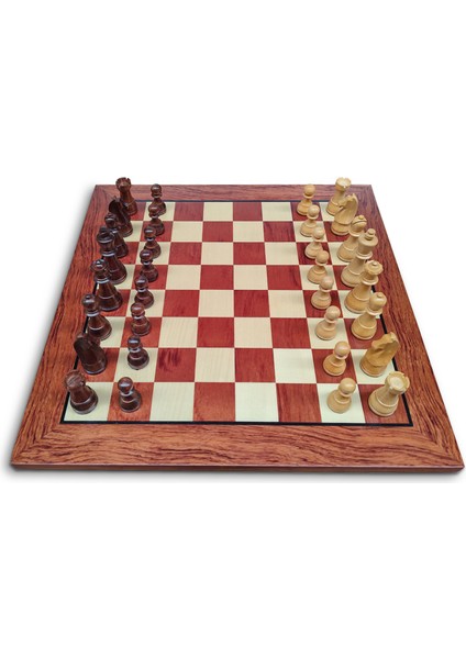 Flat Ahşap Satranç Takımı
