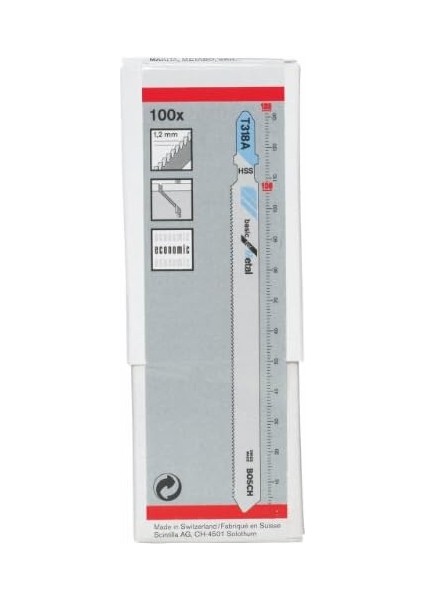 Professional Accessories 100 Adet Dekupaj Testeresi Bıçağı, Gri fiyatları