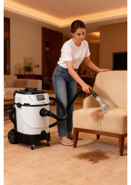 KCC-4361 Otomatik Halı Koltuk Yıkama, Buharlı Temizlik Makinesi, Islak Kuru Elektrik Süpürgesi indirimleri