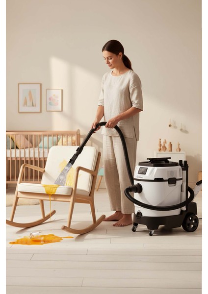 KCC-4361 Otomatik Halı Koltuk Yıkama, Buharlı Temizlik Makinesi, Islak Kuru Elektrik Süpürgesi