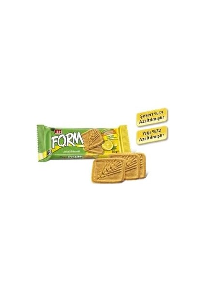 Eti Form Limon Lifli Kepekli Bisküvi 50 G x 24 Adet fiyatları