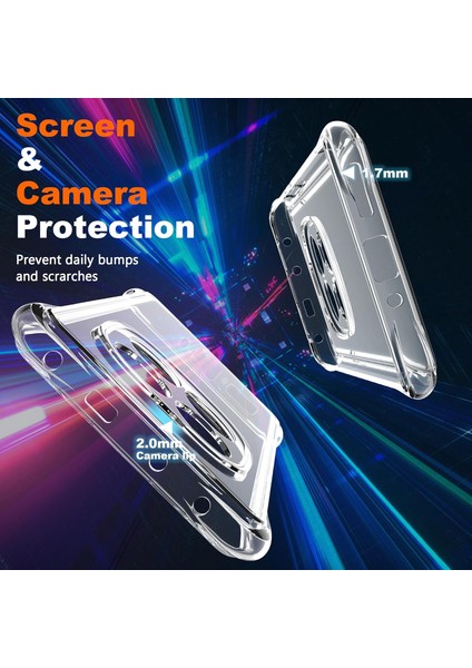 Xiaomi Redmi Note 14 Pro 4g Için Ekran Koruyuculu Kılıf Kamera Çıkıntılı Şeffaf Kaymaz Silikon Kapak modelleri