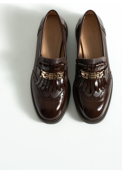 Kadın Püsküllü Günlük Loafer Corvia - Kahverengi indirimleri