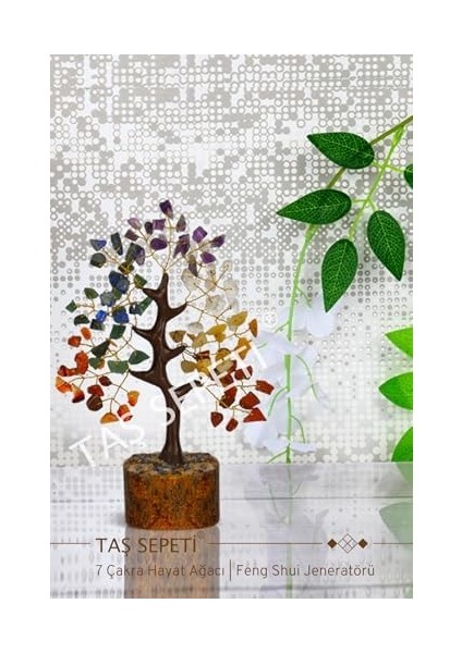 Sepeti 7 Çakra Hayat Ağacı Feng Shui Ağacı Pozitif Enerji Için Ağaç Enerji Jeneratörü fiyatları