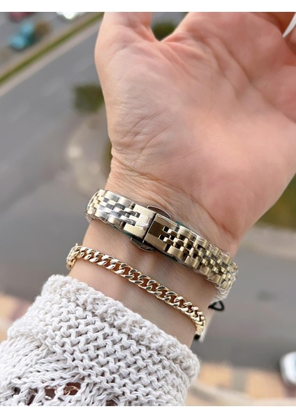 Çelik Kordonlu 2 Yıl Garantili 3 Atm Suya Dayanıklı Kadın Kol Saati+Bileklik BD.10030.3 modelleri