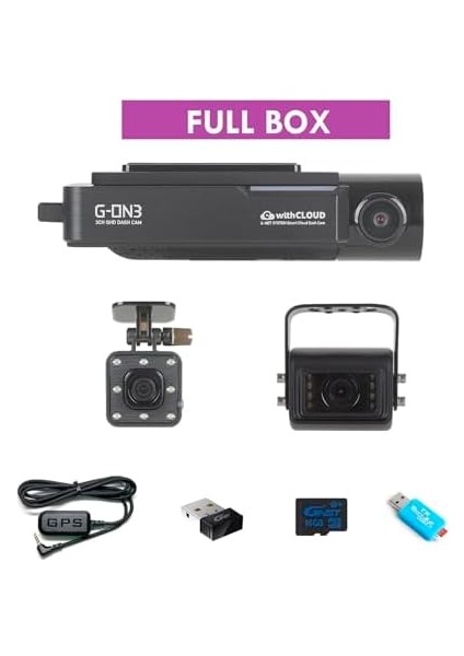 Gon3 T1 Qhd 2k 3 Kameralı Wi-Fi Online Araç Kamerası fiyatları