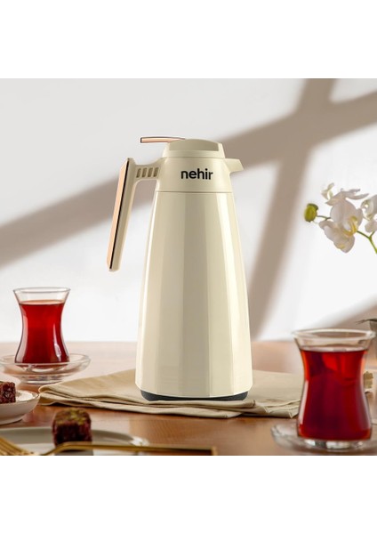 Nihal Termos 1,5 Litre Krem Rose
