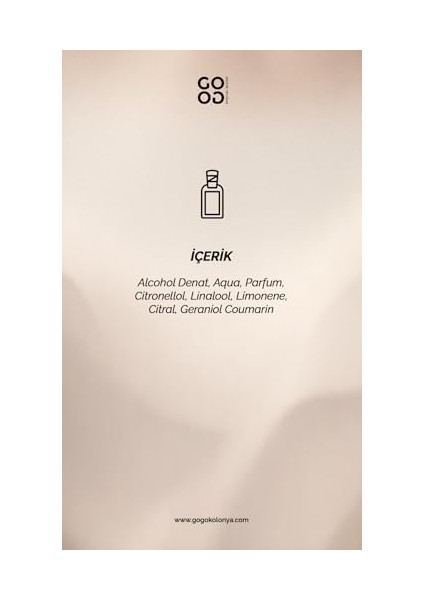Gogo Aqua Kolonya 250ML Cam Şişe modelleri