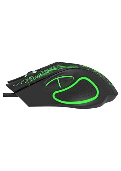 X8 Profesyonel Oyuncu Mouse, 6 Tuşlu, Rgb Aydınlatmalı, 3600 Dpı, Siyah, 1.5m Örgülü Kablo fiyatları