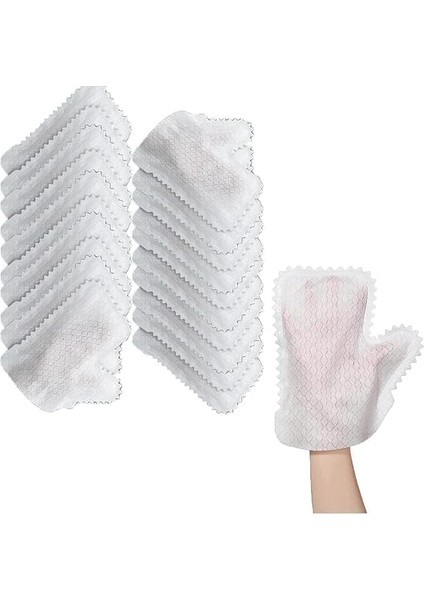 Mikrofiber Temizlik Eldiveni, 10 Adet, Çok Amaçlı Toz Alma ve Temizleme, Islak Kuru Kullanım