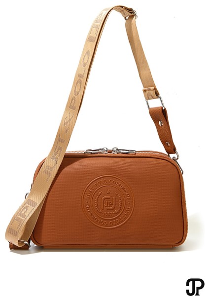 Orijinal Just Polo Collection 5 Bölmeli Lüks Yumuşak Deri Ayarlanabilir Çapraz Askılı Omuz Çantası fırsatları
