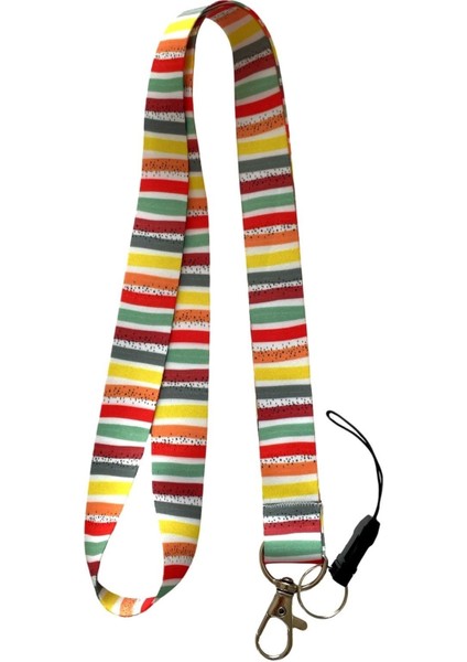 Renkli Trend Baskılı Boyun Askı Ipi Çok Amaçlı Yaka Kartı Telefon Askısı modelleri