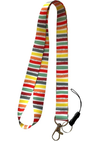 Renkli Trend Baskılı Boyun Askı Ipi Çok Amaçlı Yaka Kartı Telefon Askısı fırsatları