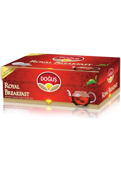 Doğuş Royal Breakfast Demlik Poset 48X3.2 Gr.