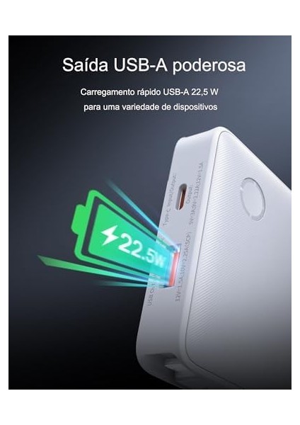 Airpow Lite Power Bank 10000MAH 22.5W Dual-Cable fiyatları