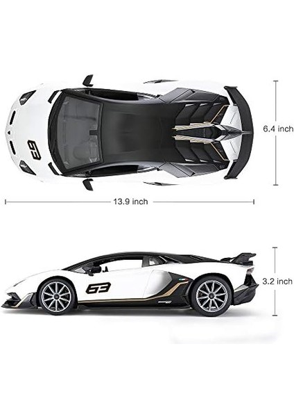 R/c Araba 1/14 Lamborghini Aventador Svj F/f Işıklı 24GHZ modelleri